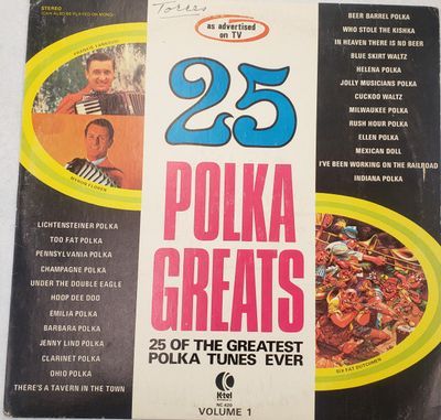 25 Polka Greats Volume 1 : Various